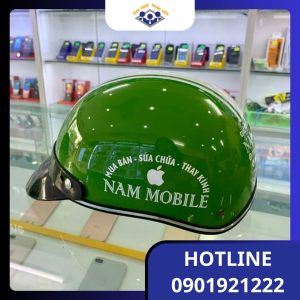 Mũ bảo hiểm nửa đầu in logo